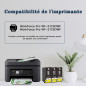 Nextpage Lot de 3 cartouches d'encre de rechange 34XL compatibles avec les imprimantes Workforce Pro WF-3720DWF WF-3725DWF WF-37