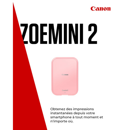 Canon Zoemini 2 Kit d'impression avec Imprimante Portable : Prenez des Photos et Libérez Votre Créativité - Mini Imprimante Phot