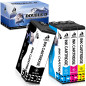 DOUBLE D 405XXL Cartouche d'Encre Compatible pour Epson Workforce WF-7840DTWF, WF-7830DTWF, WF-7835DTWF (1XXL Noir, 1XL Cyan, Ma DOUBLE D 405XXL Cartouche d'Encre Compatible pour Epson Workforce WF-7840DTWF, WF-7830DTWF, WF-7835DTWF (1XXL Noir, 1XL Cyan, Ma