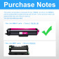 LCL Cartouche de Toner Compatible TN243 TN-243 TN243M TN-243M (1 Magenta) Remplacement pour Brother HL-L3210CW HL-L3230CDW HL-L3