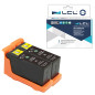 LCL Cartouche d'encre Compatible 100XL 105XL 108XL (2Noir) Remplacement pour LEXMARK Impact S300 S301 S302 S305 S308 S402 S405 S
