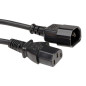 ROLINE Câble d'alimentation, noir 0,5m - Cables électriques (noir 0,5m, 0,5 m, Male connector / Female connector, Coupleur C14, ROLINE Câble d'alimentation, noir 0,5m - Cables électriques (noir 0,5m, 0,5 m, Male connector / Female connector, Coupleur C14,
