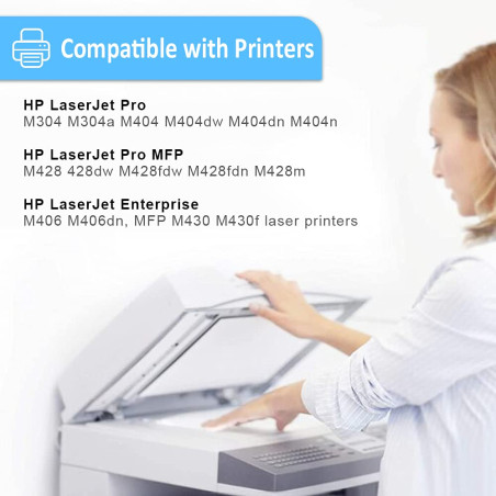 Cartouche de Toner Compatible 59A CF259A (59X CF259X) Capacité Standard 3000 Pages pour Imprimantes HP M304a M404dw M404dn M404n