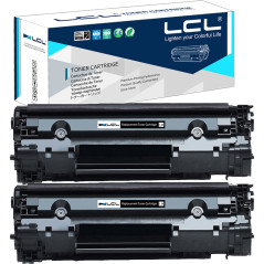LCL Cartouche de Toner Compatible 83A 83X CF283A 283X CF283X High Yield (2 Noir) Remplacement pour HP LaserJet M126A M126nw M128