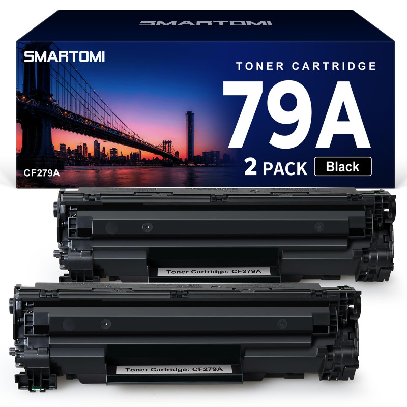 SMARTOMI Remplacement pour HP 79A CF279A Cartouche de Toner Compatible avec HP LaserJet Pro MFP M26 M26nw M26a, HP LaserJet Pro SMARTOMI Remplacement pour HP 79A CF279A Cartouche de Toner Compatible avec HP LaserJet Pro MFP M26 M26nw M26a, HP LaserJet Pro