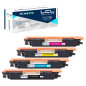 LCL Cartouche de Toner Remanufacturée 126A 130A CE310A CE311A CE312A CE313A CF341A CF350A CF351A CF352A CF353A Remplacement pour LCL Cartouche de Toner Remanufacturée 126A 130A CE310A CE311A CE312A CE313A CF341A CF350A CF351A CF352A CF353A Remplacement pour