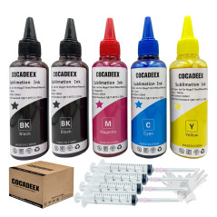 COCADEEX Encre de Sublimation Compatible avec Les imprimantes WF7510 WF7520 WF7610 WF7620 WF7710 WF7720 WF7210 WF2750 ET2720 ET2