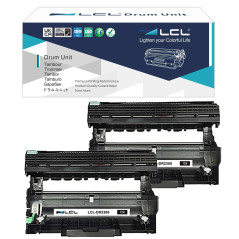 LCL Tambour Compatible DR2300 DR-2300 12000Pages (2 Noir) Remplacement pour Brother HL-L2340DW HL-L2320D DCP-L2540DW MFC-L2720DW