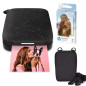 HP Sprocket Imprimante Photo instantanée Portable 2x3 Pouces (Noir) Paquet de Papier Zink