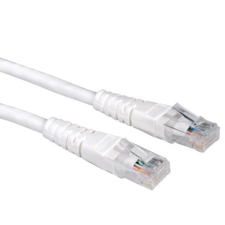 Value Cordon LAN Cat 6 | Câble réseau UTP Ethernet avec connecteur RJ45 | blanc 7 m