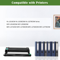 DR-243CL DR243CL Tambour Cartouche de Tambour Compatible 18000 Pages pour Brother HL-L3210CW L3230CDW L3270CDW DCP-L3510CDW L355