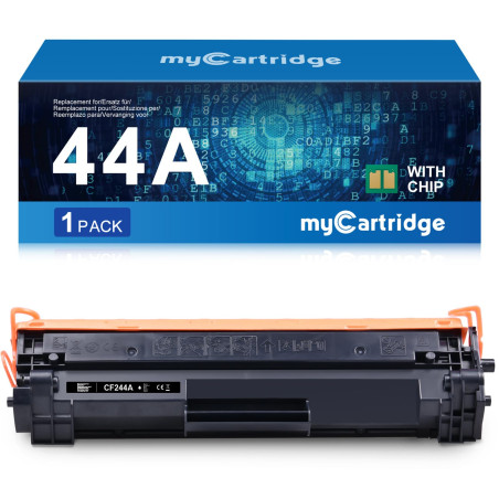 myCartridge 44A CF244A Toner Compatible avec HP Toner 44A pour HP LaserJet Pro M15w M28w M28a M15a (1 Noir)