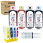 Fink Kit d'encre Rechargeable Compatible avec Les Cartouches d'encre Epson T1295, Compatible avec Les imprimantes BX535WD BX625F Fink Kit d'encre Rechargeable Compatible avec Les Cartouches d'encre Epson T1295, Compatible avec Les imprimantes BX535WD BX625F