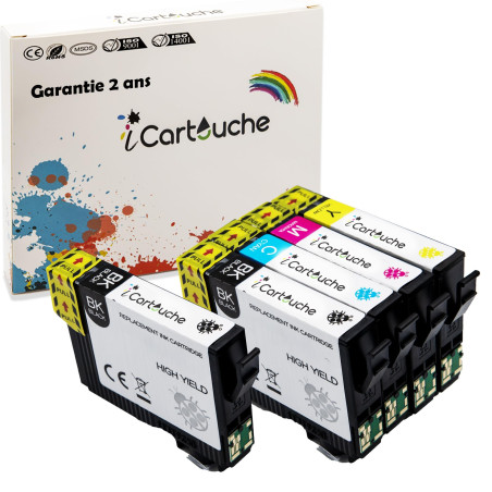 icartouche Cartouche d'encre Compatible pour Espon 503XL 503 XL Epson Expression Home XP-5200 XP-5205 Workforce WF-2960DWF WF-29