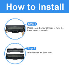 LCL Cartouche de Toner Compatible MLT-D1042S SU737A D1042S (2Noir) remplacement pour Samsung ML-1660 ML-1660N ML-1661 ML-1665 ML