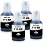 Yongairuink 111 Encre 111 Bouteille d'encre Multipack pour ET-M1100 ET-M1120 ET-M1140 ET-M1170 ET-M1180 ET-M2120 ET-M2140 ET-M21