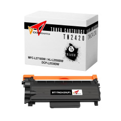 Toner TN2420 Compatible Cartouche de remplacement pour Toner Brother MFC L2710DW L2710DN