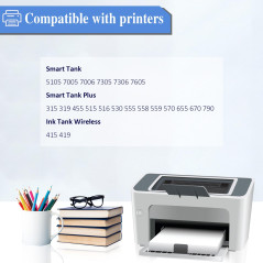SHUOLEI 31 32XL Encre Compatible avec HP31 32XL Bouteille d'encre Multipack pour Smart Tank 5105 7005 7006 7305 7306 7605; Smart