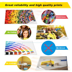 v4ink Pack de 4 Cartouches de Toner de Remplacement Compatible avec TN325 pour l'Utilisation avec Brother HL4140CN 4570CDW 4570C