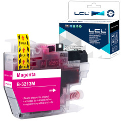 LCL Cartouche d'encre Compatible LC-3213 LC3213 LC-3213M LC3213M (1Magenta) Remplacement pour Brother DCP-J770 DCP-J772DW DCP-J7