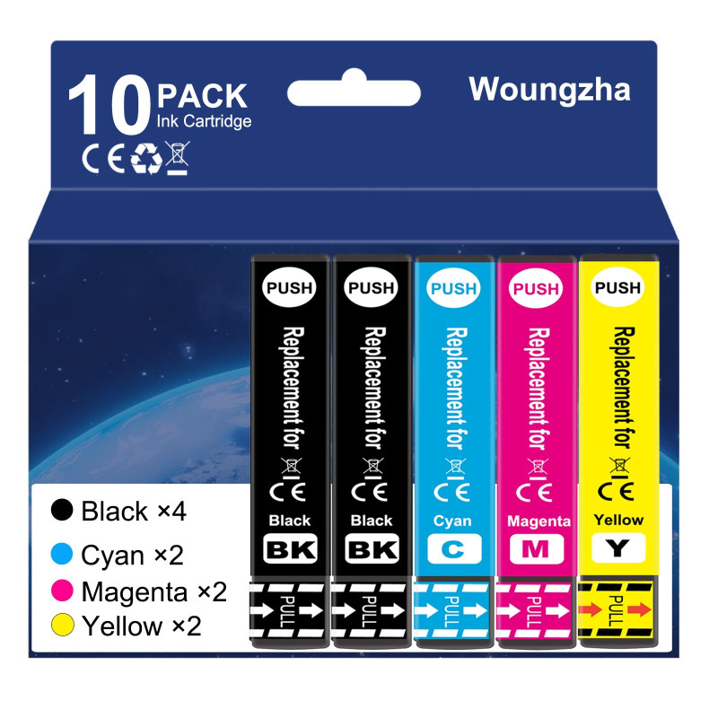 Teng 10X 603XL Cartouches d'encre pour Epson 603 XL Compatible avec Epson Expression Home XP-2100 XP-2105 XP-3100 XP-3105 XP-410