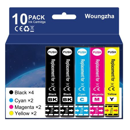 Teng 10X 603XL Cartouches d'encre pour Epson 603 XL Compatible avec Epson Expression Home XP-2100 XP-2105 XP-3100 XP-3105 XP-410