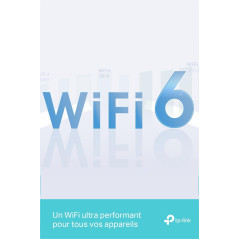TP-Link Archer AX58 Routeur WiFi 6, Routeur WiFi AX 3000 Mbps bi-Bande, 5 Ports Gigabit, 4 antennes à Haute Performance, WPA3, C