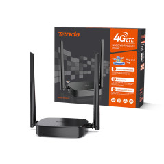 Tenda Routeur 4G, Box 4G WiFi, Routeur SIM LTE 150 Mbps, Modem 4G san Fil, 2.4GHz Wi-FI 300 Mbps, CAT4, 2 Antennes Externe, Fast