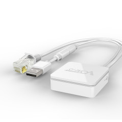 VONET Mini routeur WiFi 2,4 GHz Point d'accès WiFi Portable Pont WiFi Répéteur sans Fil Ethernet vers WiFi WAN LAN 2 Ports RJ45