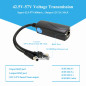 Revotech 12V/2A Actif PoE Splitter DC 5.5*2.5mm Interface, 48V PoE vers DC 12V/2A Sortie, 10/100Mbps Conforme IEEE802.3af/at, Ad Revotech 12V/2A Actif PoE Splitter DC 5.5*2.5mm Interface, 48V PoE vers DC 12V/2A Sortie, 10/100Mbps Conforme IEEE802.3af/at, Ad