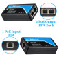 Extension PoE 2 Ports Conforme à la Norme IEEE 802.3af/at Standard 10 100 Mbps, répéteur POE 100 mètres (328 Pieds) Extender 1 e Extension PoE 2 Ports Conforme à la Norme IEEE 802.3af/at Standard 10 100 Mbps, répéteur POE 100 mètres (328 Pieds) Extender 1 e