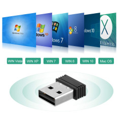 CooSpo clé ant+ pour Zwift, ANT+ USB Stick Dongle compatible avec Garmin Forerunner Sunnto PerfPRO Studio Rouvy BKOOL CycleOps V