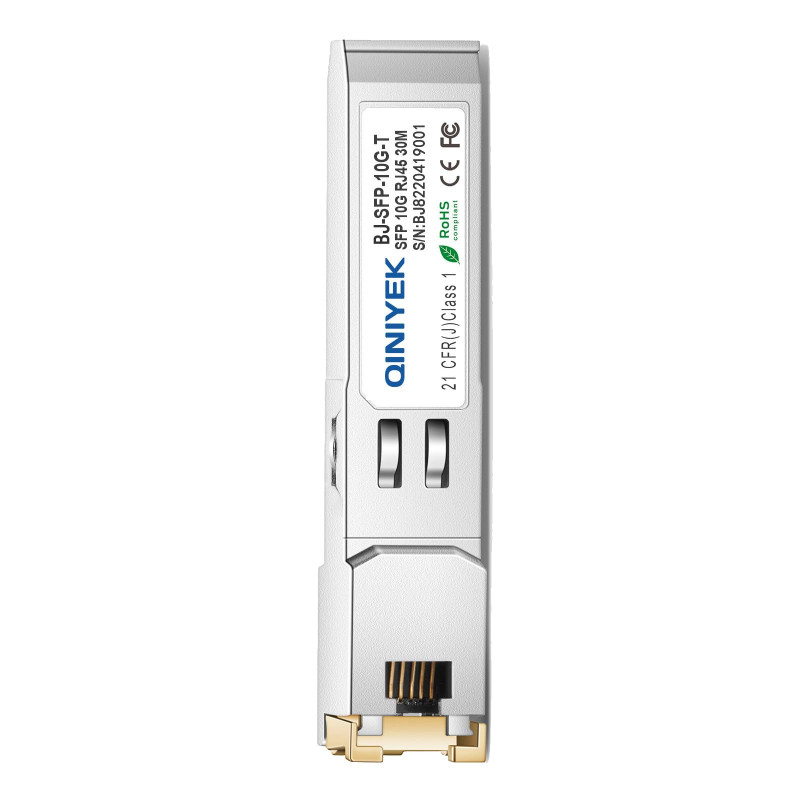 QINIYEK Émetteur-récepteur SFP+ 10GBase-T,émetteur-récepteur cuivre 10G SFP+ RJ45,Compatible pour Cisco SFP-10G-TS,Ubiquiti UniF QINIYEK Émetteur-récepteur SFP+ 10GBase-T,émetteur-récepteur cuivre 10G SFP+ RJ45,Compatible pour Cisco SFP-10G-TS,Ubiquiti UniF