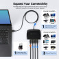 Cable Matters Switch Ethernet Commutateur USB 3.1 vers 4 Ports Gigabit Ethernet (Adaptateur USB Ethernet), Noir Cable Matters Switch Ethernet Commutateur USB 3.1 vers 4 Ports Gigabit Ethernet (Adaptateur USB Ethernet), Noir