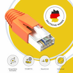 Connecteur RJ45 Fiche Cat 7 Embout Ethernet POE Pass Through RJ45 Câble Connecteur Ethernet à Serti CAT7 CAT6a CAT6 AWG23 avec d