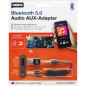 Nero Adaptateur Audio Bluetooth 5.0 AUX | Récepteur & Transmetteur USB pour Voiture, Système HiFi et Haut-parleurs | Jack 3,5 mm Nero Adaptateur Audio Bluetooth 5.0 AUX | Récepteur & Transmetteur USB pour Voiture, Système HiFi et Haut-parleurs | Jack 3,5 mm