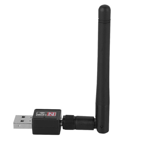 Clé USB, 300 Mbits/s 2.4Ghz Adaptateur WiFi Carte Réseau sans Fil USB2.0 pour 2000/XP/Vista/7/8/10/MAC/Linux.