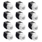 kwmobile 12x Module Keystone catégorie 6 - Lot 12 modules de Brassage pour branchement câble raccord Non blindé - Connexion à Pa kwmobile 12x Module Keystone catégorie 6 - Lot 12 modules de Brassage pour branchement câble raccord Non blindé - Connexion à Pa