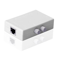 SIENOC 2 Ports Commutateur réseau Sélecteur Hub 2 entrées 1 Sortie ou 1 entrée 2 Sorties 100 MHz
