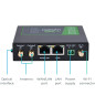 InHand Networks IR302 Routeur VPN Industriel IoT Double Carte SIM, 4G LTE Cat 4, Antenne Externe, Wi-FI, Géré Via Plateforme Clo