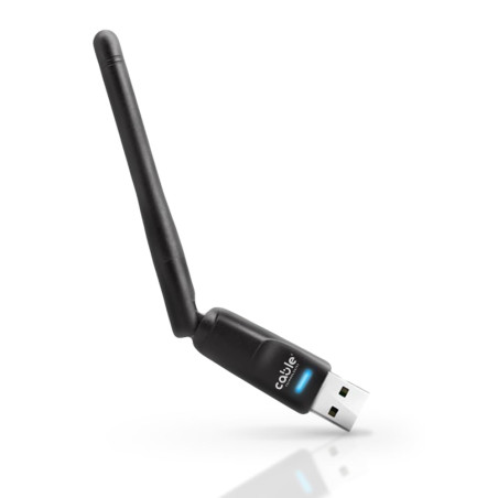 Clé Wi-FI USB Cable Technologies, antenne 1200M pour PC, Adaptateur Haut débit 2,4 GHz, dongle Universel, Compatible PC/Ordinate