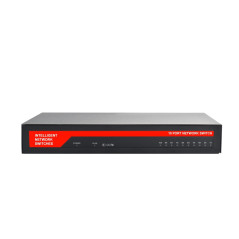 KuWFi Commutateur réseau Gigabit 10 ports, LAN RJ45 Port Fast Ethernet, répartiteur LAN, répartiteur LAN 10/100/1000 Mbps, plug 