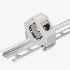 kwmobile 16x Module Keystone RJ45 Cat 6a - Modules de Brassage pour Branchement Câble RJ45 - Connecteur Blindé avec Support pour