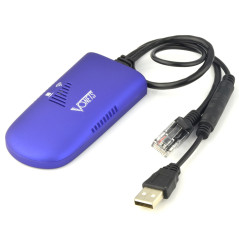 Vonets VAP11G-300 Smart WiFi Bridge/WLAN Repeater/WiFi to Ethernet Adapter 2.4GHz avec 2 RJ45, Compagnon Idéal pour Les Balances
