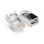 CABLEPELADO Lot de 10 connecteurs Ethernet RJ45 8P8C à sertir modulaire LAN Gigabit haute vitesse Connexion Internet Idéal pour CABLEPELADO Lot de 10 connecteurs Ethernet RJ45 8P8C à sertir modulaire LAN Gigabit haute vitesse Connexion Internet Idéal pour