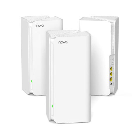 Tenda Nova Mesh MX15 Pro(3 Paquet) WiFi 6 AX 5400Mbps - Système Mesh WiFi 6 - Couverture de 360㎡(4200ft²) - Installation Facile