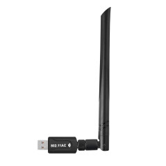 Realtek RTL8812BU USB WiFi Adaptateur 1300Mbps 5dBi AC1300 Dual Band 5.8GHz 2.4GHz WiFi Dongle 802.11 a b g n AC pour Les Ordina