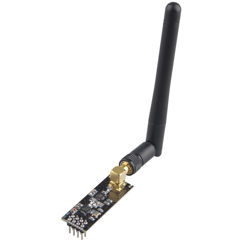 HALJIA Nrf24l01 + PA + L.n.a. Module sans Fil 2,4 G RF Transceiver avec antenne 1100 m Compatible avec Arduino HALJIA Nrf24l01 + PA + L.n.a. Module sans Fil 2,4 G RF Transceiver avec antenne 1100 m Compatible avec Arduino