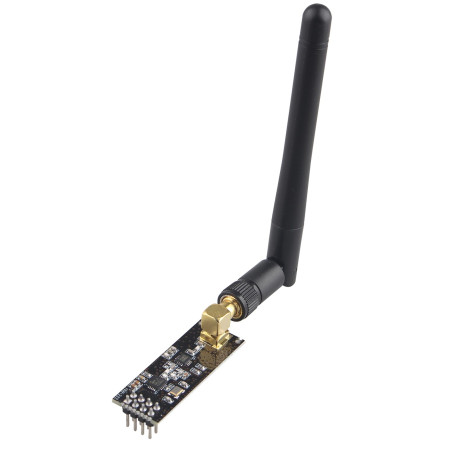 HALJIA Nrf24l01 + PA + L.n.a. Module sans Fil 2,4 G RF Transceiver avec antenne 1100 m Compatible avec Arduino