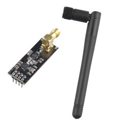 HALJIA Nrf24l01 + PA + L.n.a. Module sans Fil 2,4 G RF Transceiver avec antenne 1100 m Compatible avec Arduino